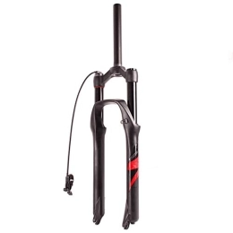 QHY Mountain Bike Fork QHY Bicycle forks MTB Bicycle Front Fork 26" / 27.5'' Air Suspension Disc Brake Bike ABS Wire Control Steerer 1-1 / 8" QR Travel 120mm (Color : B -Black, Size : 26")