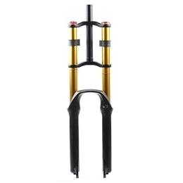 QHY Mountain Bike Fork QHY Bicycle Front Forks Downhill Fork 26 / 27.5 / 29 Inch MTB Ultralight Mountain Bike Suspension Fork Air Shock 130mm Disc Brake Bicycle Front Fork (Color : AIR OPEN, Size : 29in)