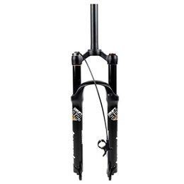 QHY Spares QHY Bicycle Suspension Fork 26 27.5 29 Inch MTB Mountain Bike Suspension Air Resilience Oil Damping Disc Brake HL / RL Travel 100MM Magnesium Alloy (Color : Black line, Size : 29in)