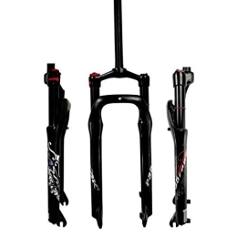 QHY Mountain Bike Fork QHY Mountain Bike Front Fork Bicycle Bicycle Double Air Chamber Front Fork Unisex-Adult 26 / 27.5 / 29 Inch MTB Bike Front Fork 120mm Travel 28.6mm (Color : C, Size : 26 inches)