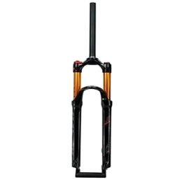 QHY Mountain Bike Fork QHY MTB Air Fork Mountain Bike Suspension Fork 26 / 27.5 / 29 Inch Bicycle Forks Cycling Straight Tube 1-1 / 8" QR 9mm Travel 100mm Manual / Crown Lockout 1790g (Color : Black HL, Size : 27.5inch)