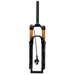QHY Spares QHY MTB Air Fork Mountain Bike Suspension Fork 26 / 27.5 / 29 Inch Bicycle Forks Cycling Straight Tube 1-1 / 8" QR 9mm Travel 100mm Manual / Crown Lockout 1790g (Color : Black RL, Size : 27.5inch)