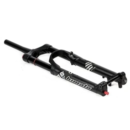 QHY Mountain Bike Fork QHY Suspension Fork Tapered Tube DH AM Thru Axle 110MM*15MM Travel 140MM Mountain Bike MTB AIR Fork Manual Lockout With Damping Adjustment Bicycle Front Fork (Color : Black, Size : 27.5in)