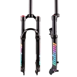 QHYRZE Spares QHYRZE Bicycle Front Fork 26 / 27.5 / 29'' Mountain Bike Suspension Forks MTB Air Fork 1-1 / 8 Disc Brake 100mm Travel QR 9mm Ultralight HL 1670G (Color : Black, Size : 29inch)