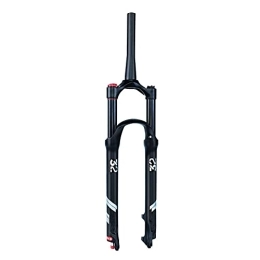 QHYXT Spares QHYXT Air Fork Aluminum Alloy Shock Absorber Suspension Fork, 26 / 27.5 / 29 Inch Air Fork, 1-1 / 2 Cone Tube Damping Adjustment MTB Bicycle Front Fork Suspension