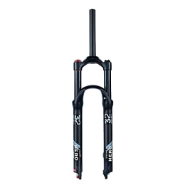 QHYXT Spares QHYXT Air Shock Fork, MTB Suspension Fork 26 / 27.5 / 29 inch Mountain Bike Front Fork Air MTB Suspension Fork with Damping Adjustment, Travel 120mm 9mmQR PM Disc Brake