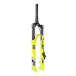 QHYXT Spares QHYXT MTB Bicycle Suspension Fork 26 / 27.5 / 29 Inch Air Shock Absorber Bike Fork Disc Brake Mountain Bike Fork Manual / Remote Lockout Travel 120mm Yellow 1640g