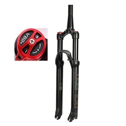 QHYXT Mountain Bike Fork QHYXT MTB Bicycle Suspension Fork, Shoulder Control 26 / 27.5 / 29 Inch Magnesium Alloy Air Fork Cone Tube Travel 100mm Damping Adjustment