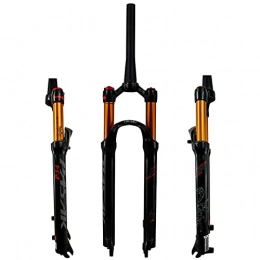 QIANGU Mountain Bike Fork QIANGU Mountain Bicycle Suspension Forks 27.5 29 inch Air MTB Bicycle Fork Rebound Adjustment 1-1 / 2" Tapered Tube 39.8 Mm QR 9mm Travel 100mm Disc Brake for 1.5-2.45" Tires