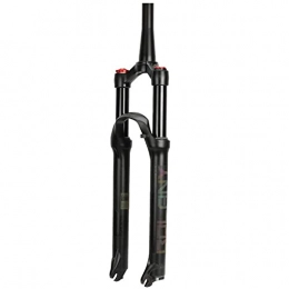 QIANGU Spares QIANGU MTB Bike Front Forks 26 / 27.5 / 29 inch Air Mountain Bicycle Suspension Fork Rebound Adjust 1-1 / 8" / 1-1 / 2" Straight / Tapered Tube 100mm Travel QR 9mm Disc Brake