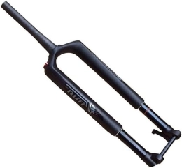 QIANMEI Spares QIANMEI bicycle shock absorber fork 26 / 27.5 / 29 Inch MTB Air Suspension Forks Disc Brake 1-1 / 2 Bicycle Front Fork With Damping 100mm Travel 15mm Thru Axle Manual HL Unisex 1820g (Size : 29'')