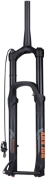 QIANMEI Mountain Bike Fork QIANMEI bike forks 27.5 / 29 Inch Mountain Bike Air Suspension Forks， Travel 160mm XC / AM Bicycle Front Fork Rebound Adjust 1-1 / 2'' Tapered Thru Axle MTB Front Fork (Color : Schwarz, Size : 27.5'')