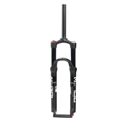 qidongshimaohuacegongqiyouxiangongsi Mountain Bike Fork qidongshimaohuacegongqiyouxiangongsi Bike forks 2019 26 / 27.5 / 29er MTB Suspension Air Fork Magnesium Alloy Double Shoulder Double Air Oil Line Lock Straight Tapered Fork mtb fork (Color : 26 Red LO)