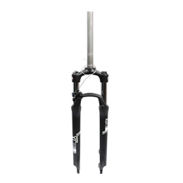 qidongshimaohuacegongqiyouxiangongsi Mountain Bike Fork qidongshimaohuacegongqiyouxiangongsi Bike forks MTB Bike 26 inch Front Fork Suspension Lock Travel 100mm Shoulder Wire Bicycle Disc Forks Mountain Parts mtb fork (Color : 26in shoulder black)