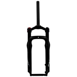 qidongshimaohuacegongqiyouxiangongsi Mountain Bike Fork qidongshimaohuacegongqiyouxiangongsi Bike forks MTB Moutain 20inch Bike Fork Fat bicycle Fork Air Gas Locking Suspension Forks Aluminium Alloy For 4.0" Tire 135mm mtb fork (Color : Air matte black)