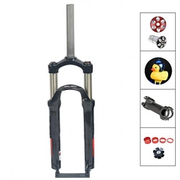 QQKJ Mountain Bike Forks Mechanical Fork 24 Inch, All-Aluminum for Bicycle Tire Accessories
