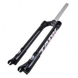 QQKJ Spares QQKJ Ultralight Aluminum Alloy Mountain Bike Suspension Fork 26 Inch, 3K Carbon Fiber Rigid Forks Black