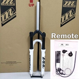 QWE Bike Fork 26 27.5 29er Mountain Mtb Bicycle Fork Oil And Gas Fork Different,Bicycle Accessories DOISLL (Color : 26WT Straight remote)