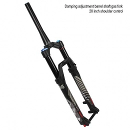 QXFJ Spares QXFJ 26 / 27.5 / 29 Inch Mountain Bike Front Fork, Vertical Tube Diameter 28.6mm / Stroke 140mm / Stroke Tube Diameter 34mm / With Damping Adjustment / Shoulder Control
