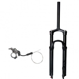 QXFJ Mountain Bike Fork QXFJ 26 / 27.5 / 29 Inches Mountain Bike Front Fork / Bicycle MTB Fork, Remote Control / Air Fork / Pure Disc / Standpipe 28.6 * 255mm / Stroke 100mm / Opening 100mm / Disc Support 185MM
