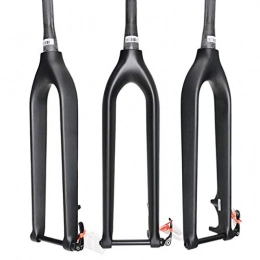 QYLOZ Spares QYLOZ Outdoor sport MTB Carbon Fork 29er Downhill DH Bicycle Fork Bicicletas Rigid Mountain Bike Front Fork Fibre rock shox Tapered Thru Axle 15mm (Color : 29er glossy UD)