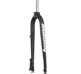 Rayblow 1-1/8" Full Aluminum Alloy 26/27.5/29" Suspension Forks,Mountain Bike Front Forks Rigid Disc Brake MTB Fork, Expander 28.6mm Threadless Taper Tube Ultra Light MTB Fork(black),26