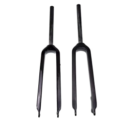 Rayblow Spares Rayblow Tapered Fork Mountain Bike Rigid Forks Carbon Fork 28.6mm 26 / 27.5 / 29 in MTB Carbon Forks Lightweight Front Fork 3k Bicycle Threadless Straight / Tapered Tube Matte Black, 27.5