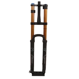 RiToEasysports Spares RiToEasysports 29Inch Bike Suspension Fork, Aluminium Alloy Double Shoulder Bike Front Fork Tapered Steerer Manual Lockout Bicycle Suspension Fork for Mountain Bike