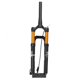 RiToEasysports Mountain Bike Fork RiToEasysports Bike Suspension Fork Bike Front Fork Bicycle Straight Steerer Front Fork with Rebound Adjustment for 27.5 Inch Bicycle