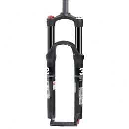RMBDD Spares RMBDD 26 / 27.5 / 29 Inch Air Mountain Bike Front Fork MTB Disc Bicycle Suspension Forks with Rebound Adjustment Straight Tube Shoulder Control 100mm Travel Damping for Bicycle Accessories
