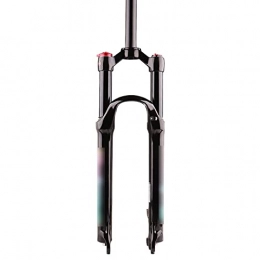 RMBDD Mountain Bike Fork RMBDD 26 / 27.5 / 29 Inch Mountain Bike Front Fork MTB Disc Bicycle Air Suspension Forks with Rebound Adjustment Straight Tube Shoulder Control 120mm Travel Damping for Bicycle Accessories