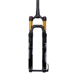 RMBDD Mountain Bike Fork RMBDD 27.5 / 29 Tapered Tube MTB Fork Suspension Forks, Mountain Bike Front Fork, 120mm Travel, Shoulder / Wire Control Ultralight Magnesium Aluminum Alloy Oil-Gas Fork Bicycle Accessories