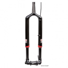 Rock Shox Mountain Bike Fork Rock Shox My15 Rs1 Solo Air 100 29-inch Predictive Steering Gloss Black / Red, Fast Black Accelerator Xloc Remote Right Carbon Str Tapered Disc