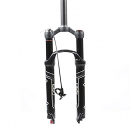 RTYUIO Mountain Bike Fork RTYUIO 26 / 27.5 / 29 Inch Bike Suspension Forks, Adjustable Damping Straight Canal Spinal Canal Mountain Bike Suspension Pneumatic Fork (Straight canal b)