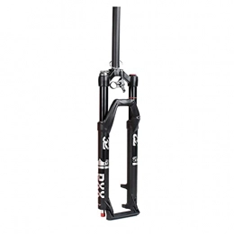 RTYUIO Mountain Bike Fork RTYUIO Shock Absorber Air Forks, Damping Rebound Adjustment MTB Front Suspension Forks Stroke 120mm Mountain Bike (Wire control 27.5 inch)