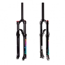 RTYUIO Mountain Bike Fork RTYUIO Suspension Forks, Shoulder Control 26 / 27.5 / 29inch XC Mountain Bike Fork 1-1 / 8" Fork Bicycle Accessories (26inch)