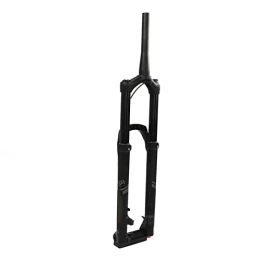 SALUTUYA Mountain Bike Fork SALUTUYA 29inch Bicycle Front Forks, Remote Lockout Bike Shock Absorber Fork High Strength for Replacement