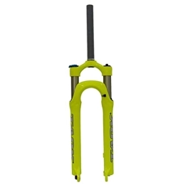Samnuerly Mountain Bike Fork Samnuerly 26 / 27.5 / 29 Inch Mountain Bike Fork Oil Suspension 80mm Travel MTB Disc Brake Front Fork 1-1 / 8 9mm Manual Lock (Color : 29inch Yellow)