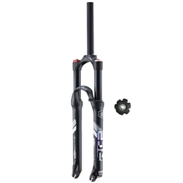 Samnuerly Mountain Bike Fork Samnuerly MTB Air Suspension Fork 26 / 27.5 / 29'' 1-1 / 8 Straight Tube 28.6mm Mountain Bike Forks Disc Brake Bicycle Front Fork 9mm Travel 100mm Manual Lockout (Color : 29inch Black)