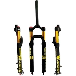 SEESEE.U Mountain Bike Fork SEESEE.U Bicycle Fork 27.5 29 In Suspension Forks Suspension Fork, Mountain Bike Bicycle Fork Suspension Fork Magnesium Alloy Shoulder Control Wire Damping Control For Disc Brake, A, 27.5Inch