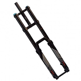 SEESEE.U Mountain Bike Fork SEESEE.U Bicycle Fork Mountain Bike Front Fork, Double Shoulder Front Fork Barrel Shaft 27.5 Inch Downhill Front Fork 29 Inch Air Fork Damping Mtb Bicycle Suspension Fork