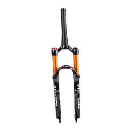 sharprepublic Mountain Bike Fork sharprepublic 26 / 27.5 / 29 inch Bicycle Suspension Air Fork, 28.6mm Straight / Tapered Threadless Steerer Tube Front Fork Replacement Bicycle Repair Component - Tapered 27.5 inch
