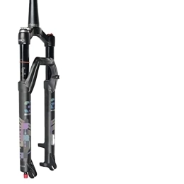 SHENYI Mountain Bike Fork SHENYI 27.5 29 Inch Mountain Bike Suspension Fork Rebound Adjust MTB Air Pressure Shock Fork Boost Axle 15x100mm Travel 120mm (Color : 27.5 Manual Tapered)