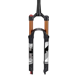 SHENYI Mountain Bike Fork SHENYI Bicycle Fork Bike Air Suspension Fork 26 / 27.5 / 29 Inch Manual / remote Mountain Bike Fork with 120mm Trave MTB Part (Color : 29-Manual-Tapared)