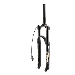 SHENYI Mountain Bike Fork SHENYI Magnesium Alloy Mountain Bike Air Fork Damping Rebound Adjustment 26 / 27.5 / 29 Inch MTB Suspension Fork Stroke 120mm (Color : 29 Tapered Remote)