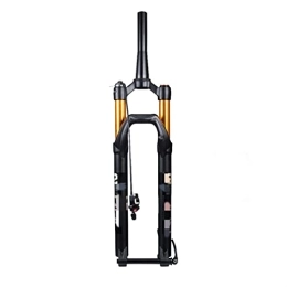 SHENYI Mountain Bike Fork SHENYI Mountain Bike Fork Boost 27.5 / 29er Inch MTB Bicycle Suspension Fork Thru Axle 15X100MM Shock-absorbing Air Front Fork (Color : 29 Tapered Remote)