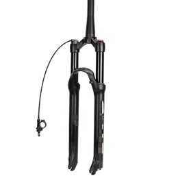 SHENYI Mountain Bike Fork SHENYI Mountain Bike Front Fork 26 / 27.5 / 29 inch Shock Absorption Damping Air Fork Straight / Tapered HL / RL Bicycle Accessories (Color : B 26 Tapered line)