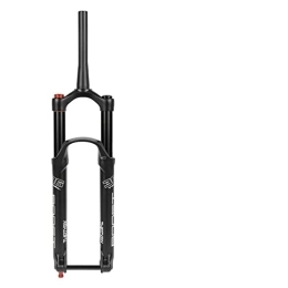 SHENYI Mountain Bike Fork SHENYI Mountain Bike Suspension Fork DH AM Downhill BOOST Fork 140MM Travel 110 * 15 Thru Axle Bicycle Air Fork (Color : Bright black 29)