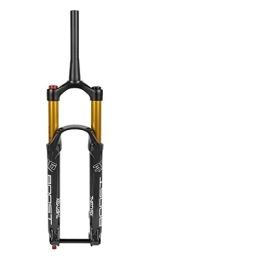 SHENYI Mountain Bike Fork SHENYI Mountain Bike Suspension Fork DH AM Downhill BOOST Fork 140MM Travel 110 * 15 Thru Axle Bicycle Air Fork (Color : Matte black 27.5)