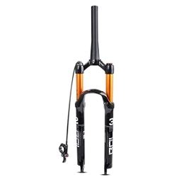 SHENYI Mountain Bike Fork SHENYI MTB Air Suspension Fork 26 / 27.5 / 29er Travel 120mm, Straight / Tapered Tube Manual / Remote Lockout XC AM Mountain Bike Forks (Color : Tapered Remote 27.5)